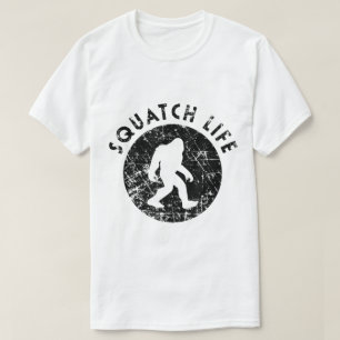Squatch Life Vintage Bigfoot Design T-Shirt