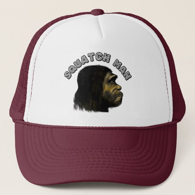 Squatch Man Trucker Hat (Front)