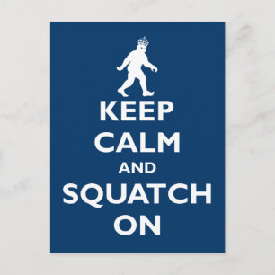 Squatch On Postcard