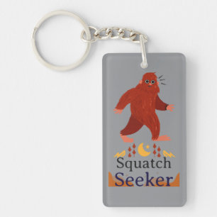 Squatch Seeker big foot Keychain