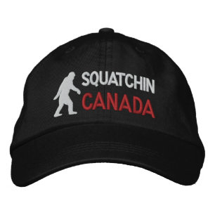 Squatchin canada embroidered hat