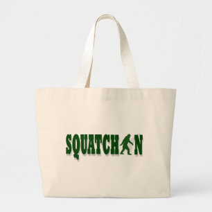 Squatchin Large Tote Bag