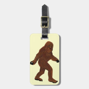 Squatchin' Luggage Tag