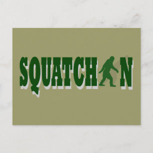 Squatchin Postcard