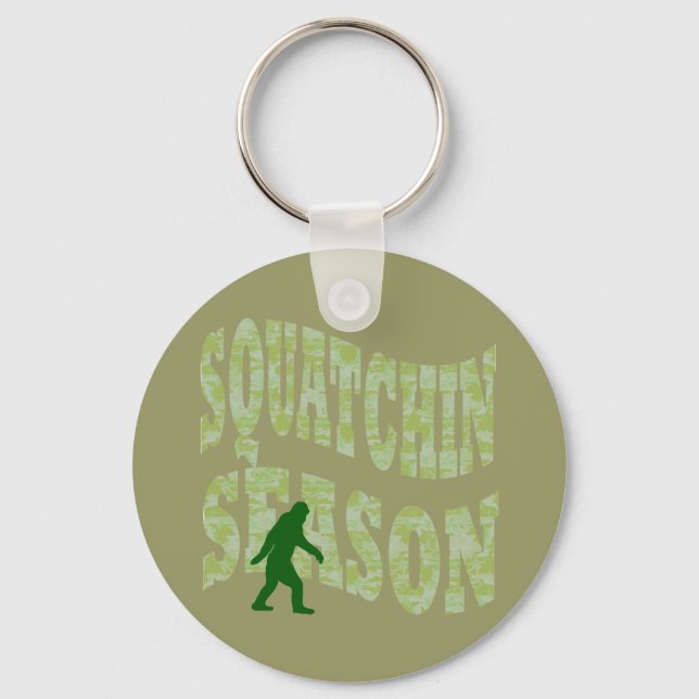 Squatchin Season Keychain (Front)