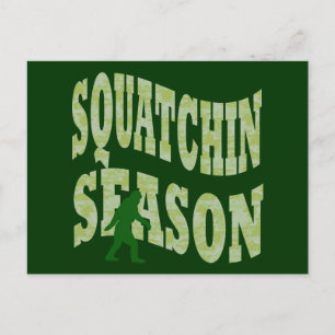 Squatchin Season Postcard