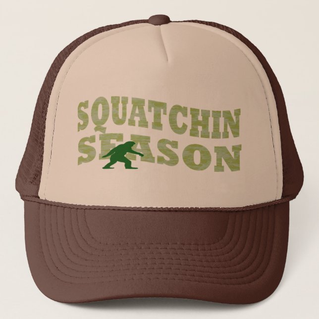 Squatchin Season Trucker Hat (Front)