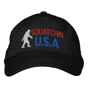 Squatchin U.S.A Embroidered Hat