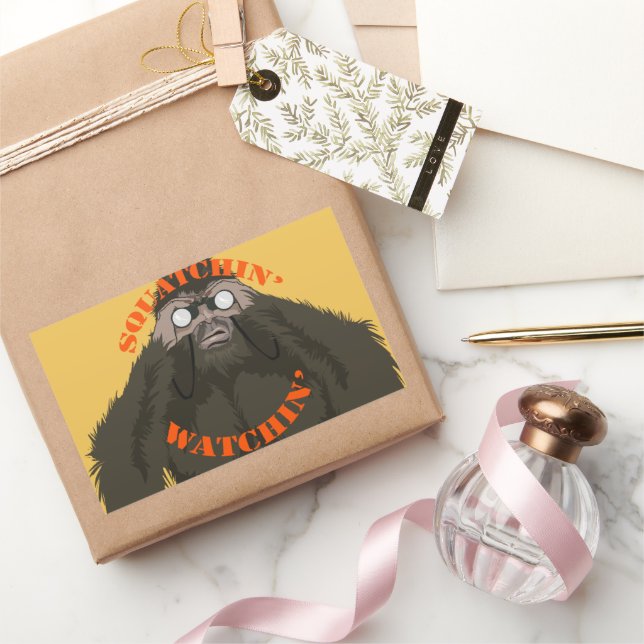 Squatchin' Watchin' Bigfoot Love Sticker (Gifting)