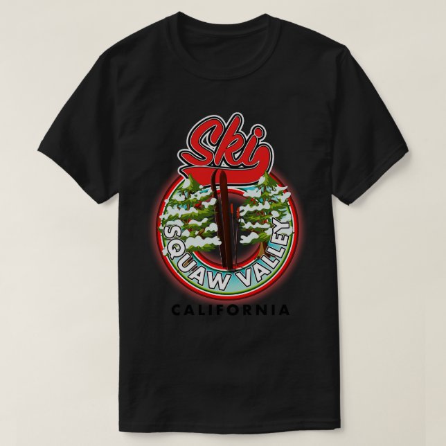 Squaw Valley California T-Shirt (Design Front)