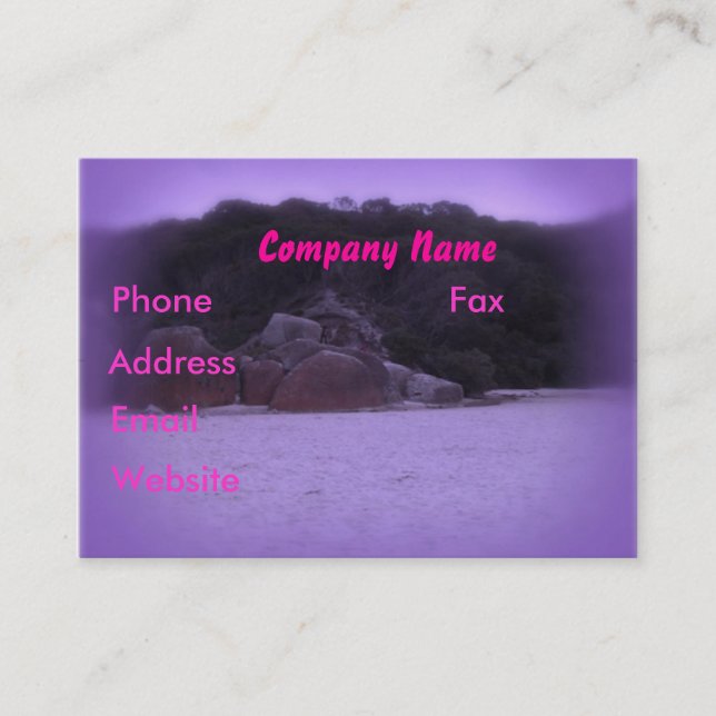 Squeaky Beach 4 Business Card (Front)