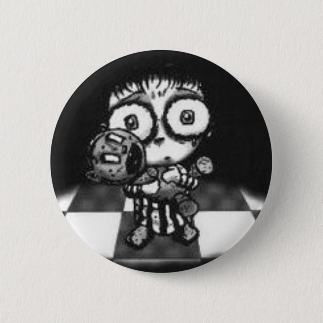Squee 2 Inch Round Button (Front)