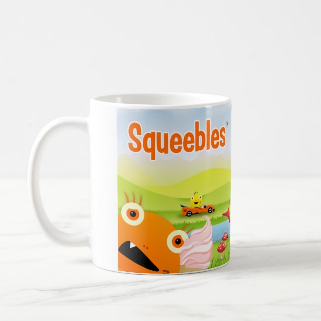 Squeebles "Happy" Mug (Left)