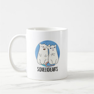 Squeekhearts Funny Mouse Sweetheart Pun Coffee Mug