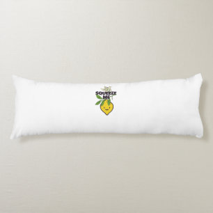 Squeeze me funny lemon body pillow