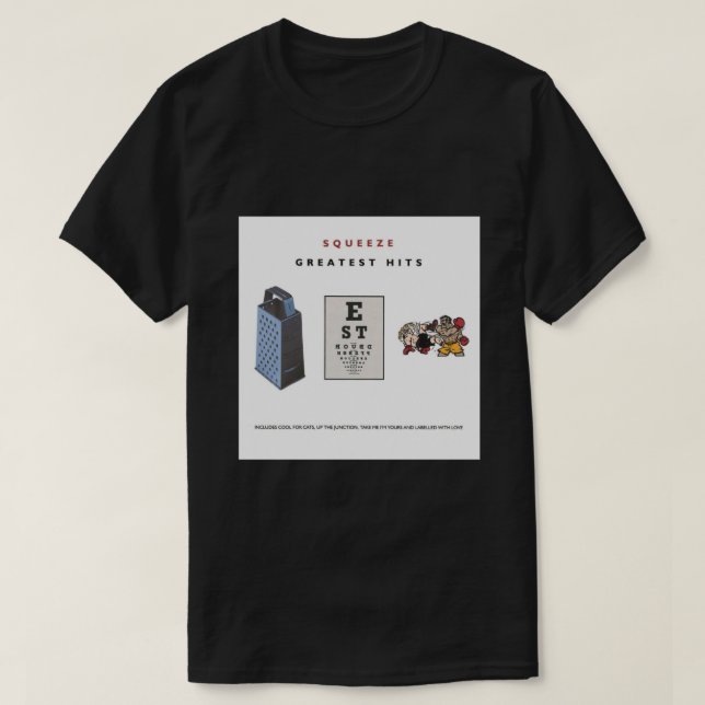 Squeeze plus grands succès T-shirt classique (Design devant)