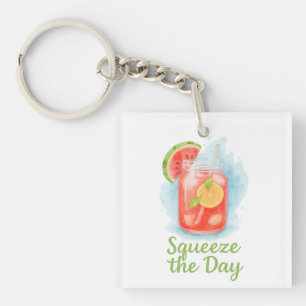 Squeeze the Day – Refreshing Summer Fruit Juice Keychain