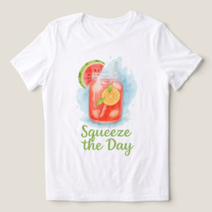 Squeeze the Day – Watermelon Lemonade Summer Tri-Blend Shirt