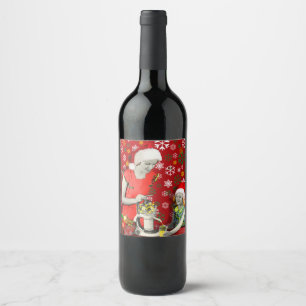Squeeze your Xmas Wine Label