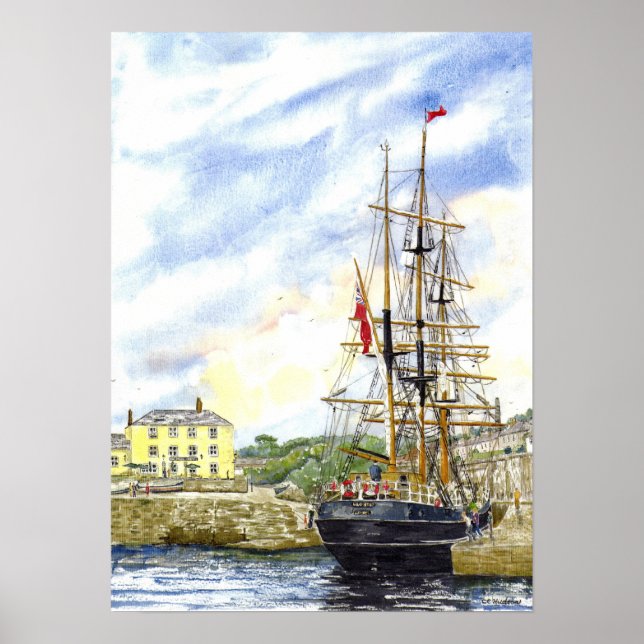 'Squeezing Through' Poster (Front)