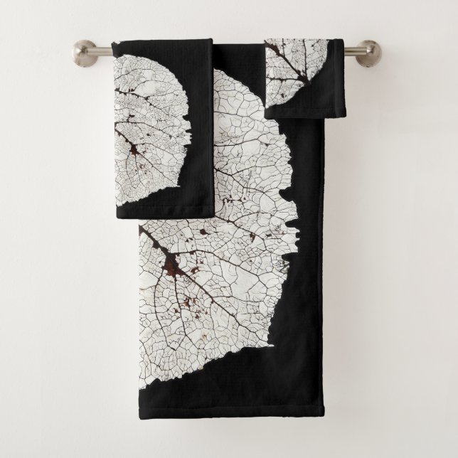 Squelette 1 de feuille d'Aspen (En situation)