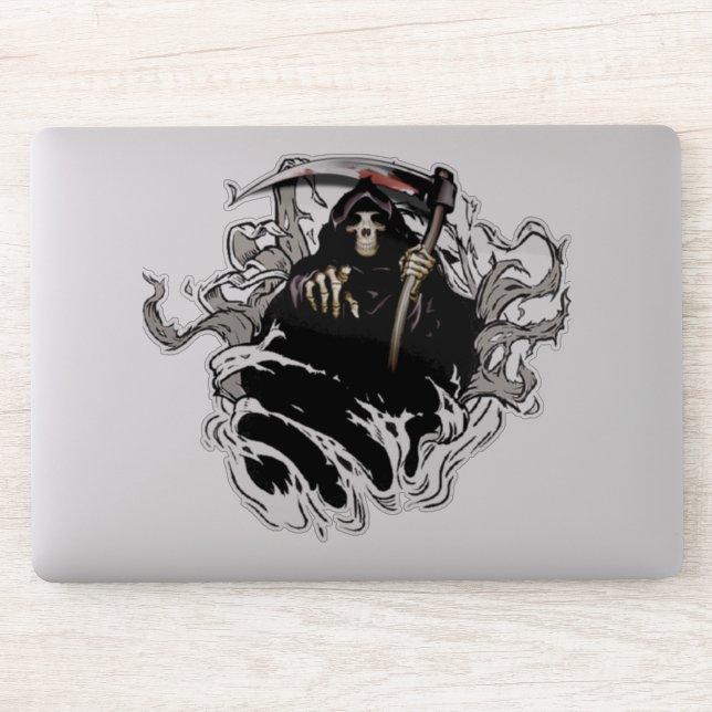 Squelette, crâne, mort, Sticker (Ordinateur)