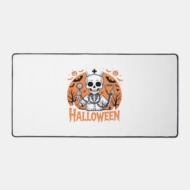 Squelette de l'infirmière d'Halloween Essential T- (Recto)