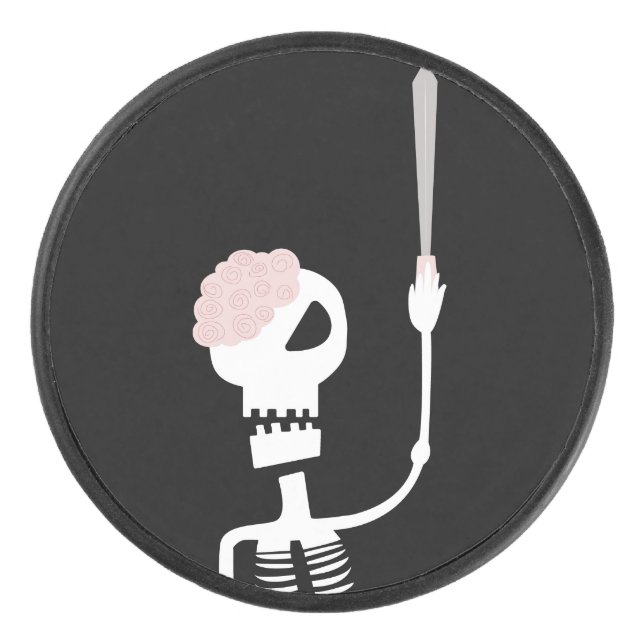 Squelette d'Halloween avec épée (Devant)