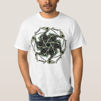 Squelette d'oiseaux Mandala T-Shirt