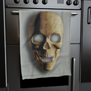 Squelette éffrayant Crâne Halloween Serviette de c