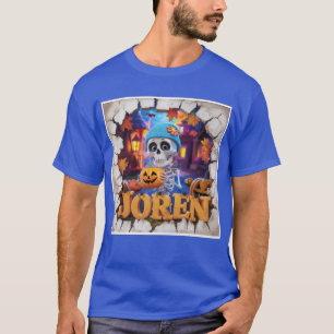 Squelette éffrayant sourit : Le T-shirt d'Hallowee