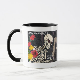 Squelette et Rose Mug de l'écrivain