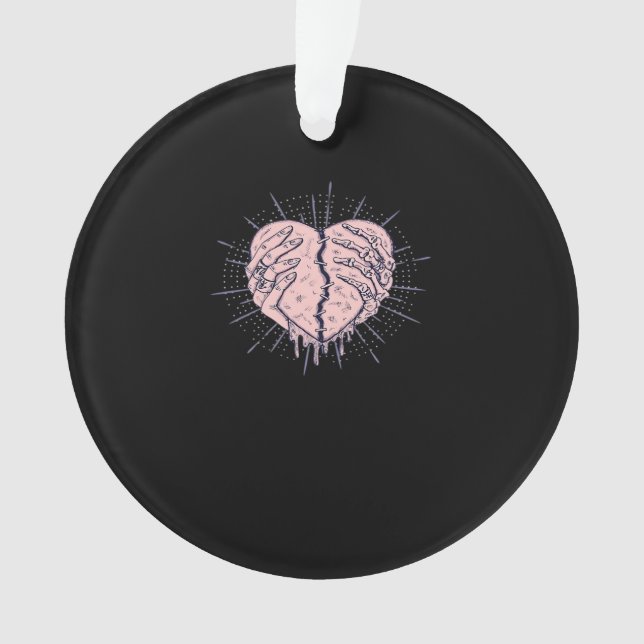 Squelette Main Avec Coeur Classique (devant)