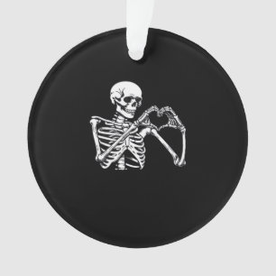 Squelette Mains de coeur Signer Costume d'Hallowee