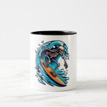 squelette surf mug