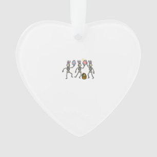 Squelettes de Pâques œufs dansants os drôles homme