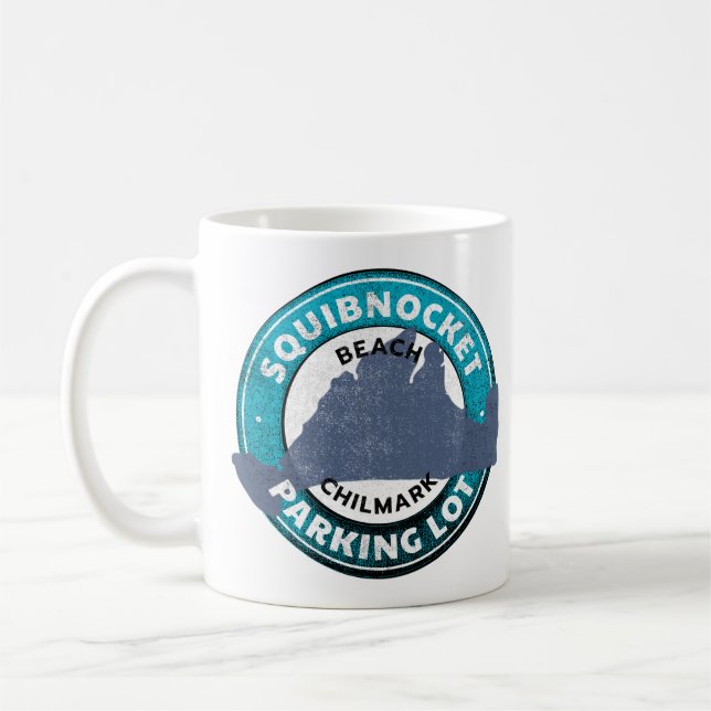 Squibnocket Beach Parking lot Mug (Gauche)
