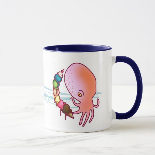 Squid and Ice Cream Mug (Right)