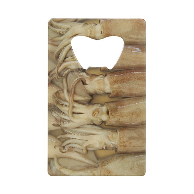 Squid - Calamari Credit Card Bottle Opener (Front)
