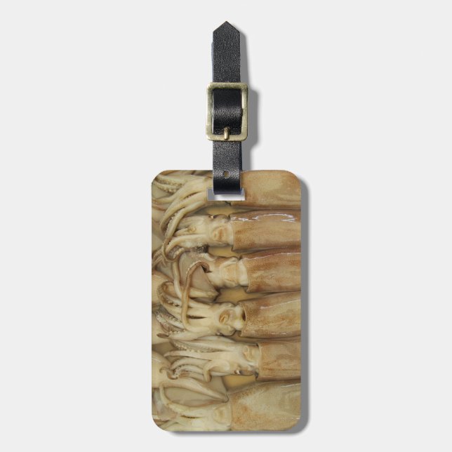 Squid - Calamari Luggage Tag (Front Vertical)