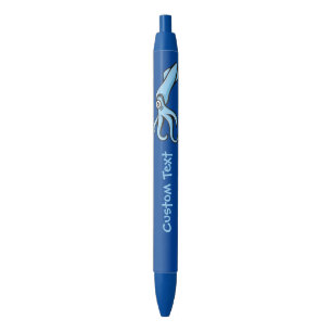 Squid Cartoon Blue Ink Pen