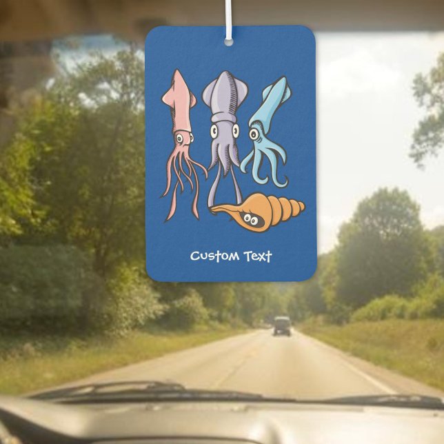 Squid Cartoons Air Freshener (Creator Uploaded)