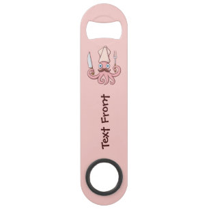 Squid Chef Cartoon Bar Key