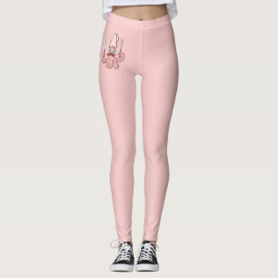 Squid Chef Cartoon Leggings