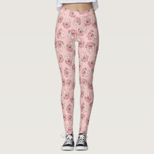 Squid Chef Cartoon Pattern Leggings