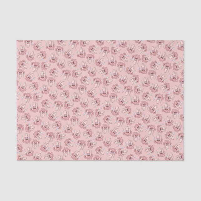 Squid Chef Cartoon Pattern Tissue Paper (Front)