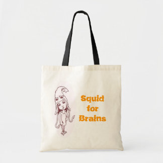 Squid for Brains Tote Bag