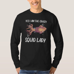 Squid For Men Women Giant Squid Octopus Tentacles T-Shirt