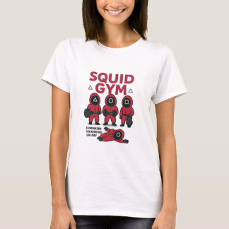 Squid Gym Funny Workout Parody T-Shirt