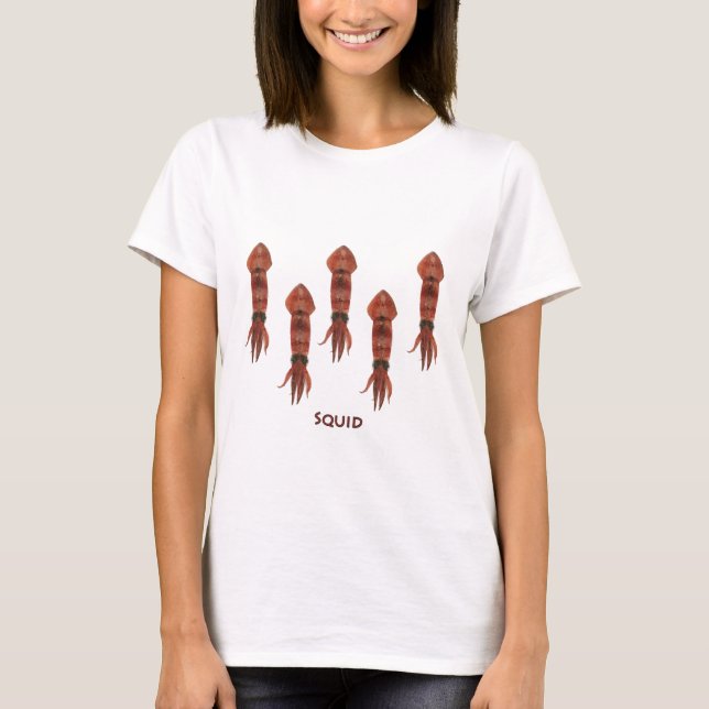 Squid Logo (colour illustration) T-Shirt (Front)